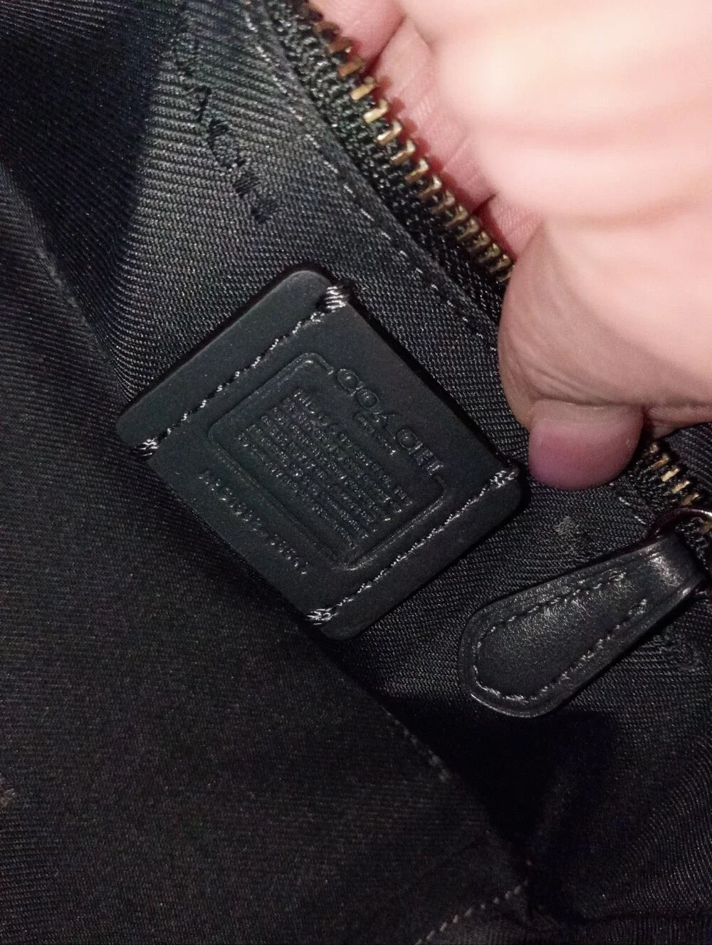 Coach Dreamer Mini Black Patent Satchel with Detachable Strap